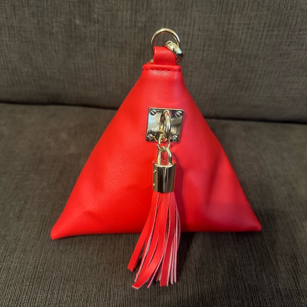 Leather Clutch w/Strap